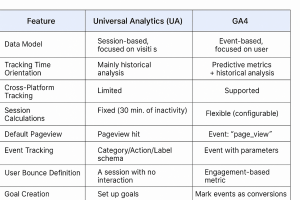 GA4 vs Universal Analytics: Key Differences in BigQuery Export