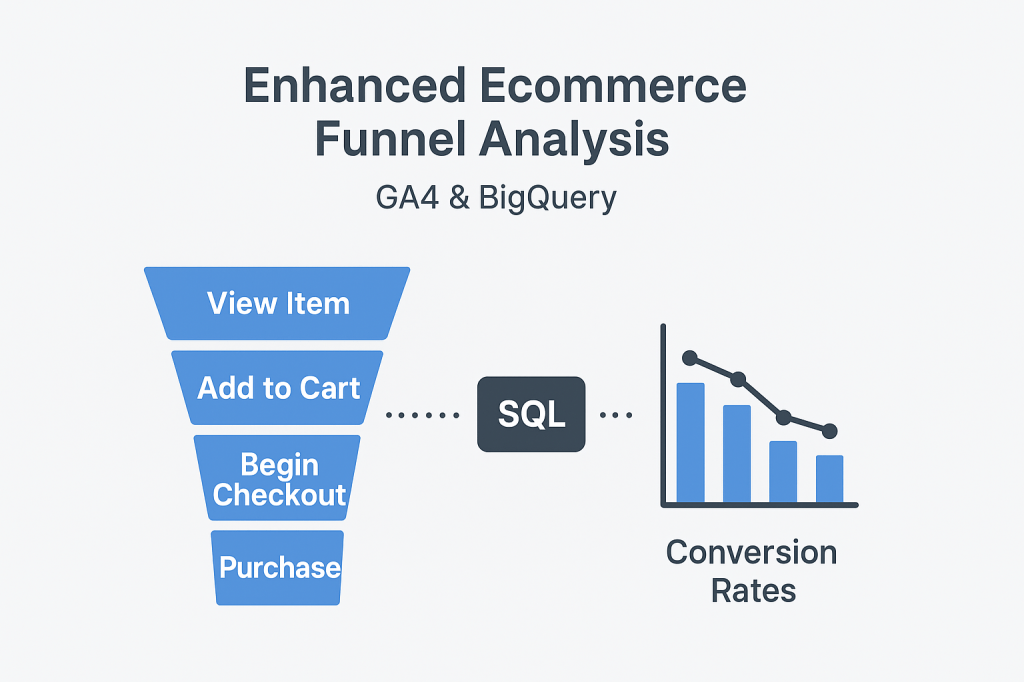 Calculating Conversion Rates at Each Step of the Ecommerce Funnel Using BigQuery&nbsp;SQL